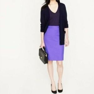J Crew classic No.2 Pencil skirt in double surge